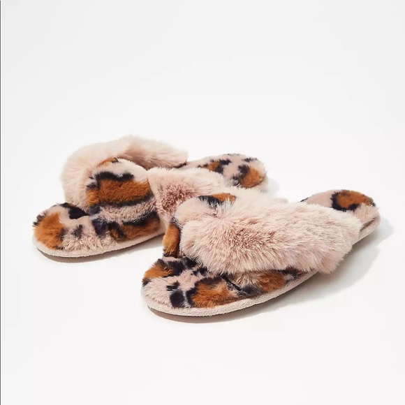 loft criss cross slippers